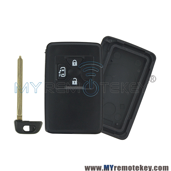 Smart key shell case for Toyota 3 button
