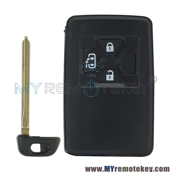 Smart key shell case for Toyota 3 button