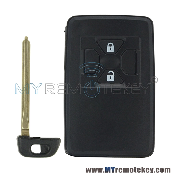 Smart key shell case for Toyota 2 button