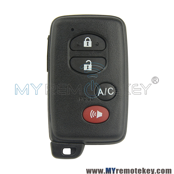 HYQ14AAB/HYQ14ACX Smart key shell case for Toyota Prius 2010-2015 4 button 89904-47420 89904-47350