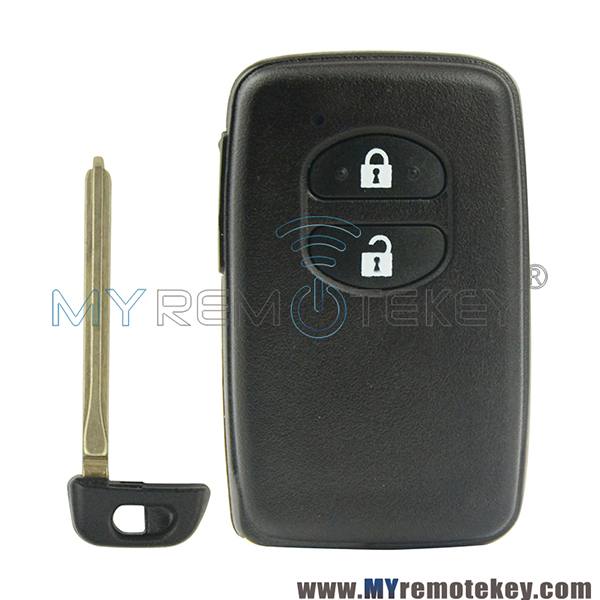 89904-47380 Smart key case shell 2 button for Toyota Camry Avalon 2011 - 2015 89904-47190