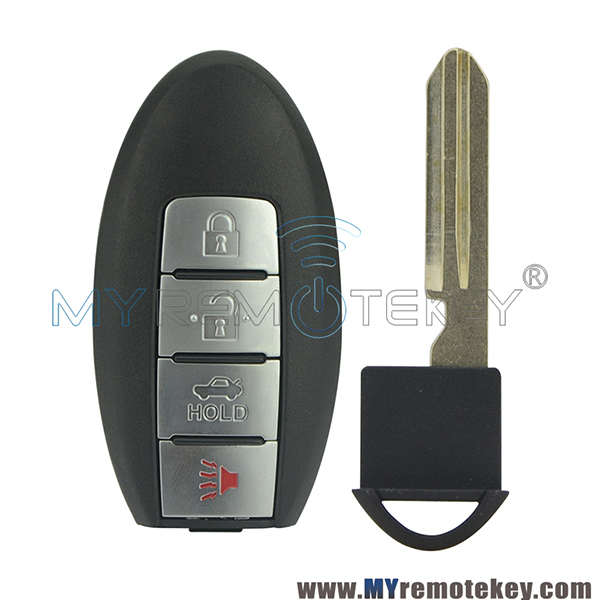 Smart key KR5S180144014 keyless entry 3 button with panic 433.9 mhz for Nissan Altima 2012 - 2017 47chip:S180144018   4Achip: S180144324