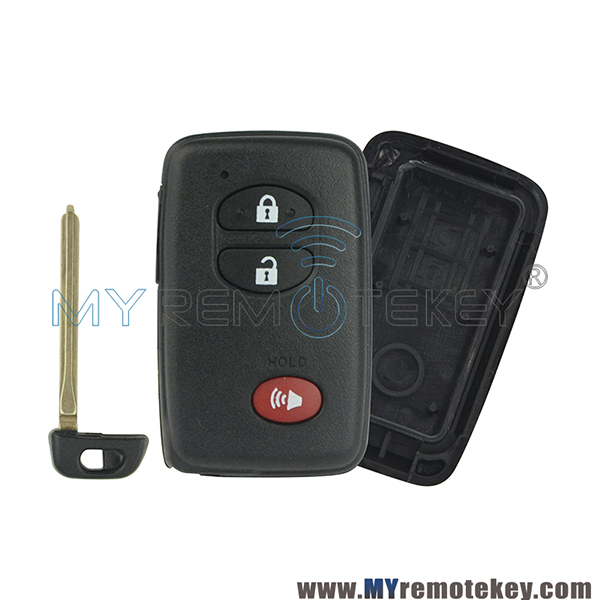 HYQ14AAB Smart key case shell 3 button for Toyota Camry Avalon 2011 - 2015