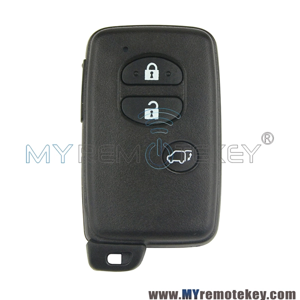 Smart key case shell 3 button for Toyota Avalon Camry Highlander RAV4 2007 - 2011