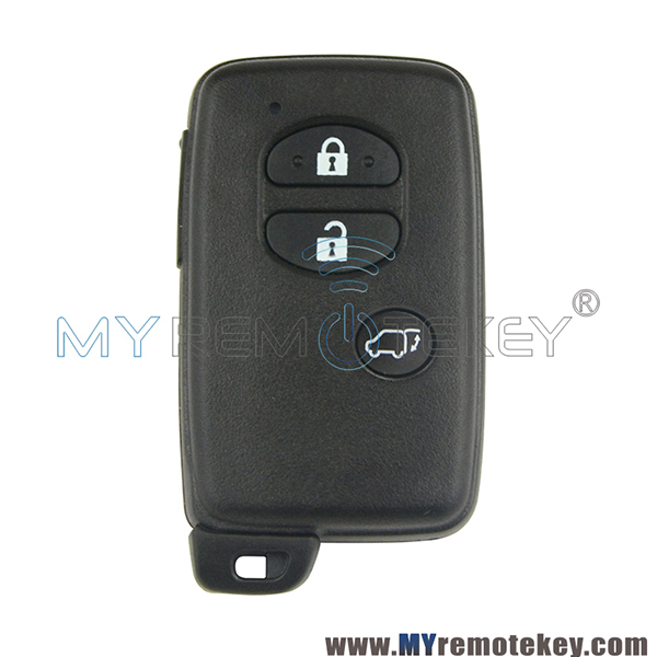 Smart key case shell 3 button for Toyota Avalon Camry Highlander RAV4 2007 - 2011