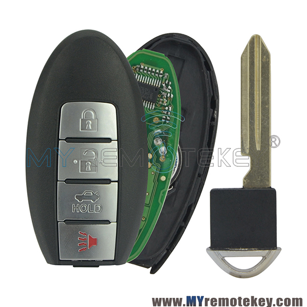 Smart key 3 button with panic 315Mhz KBRTN001 for Nissan