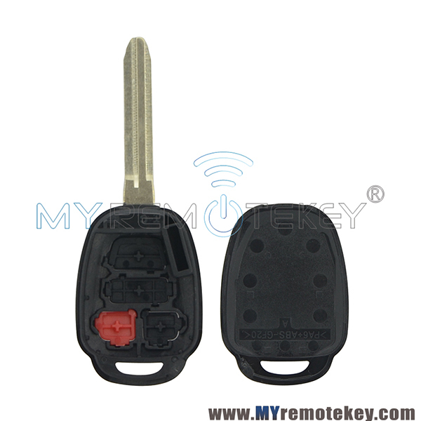 HYQ12BDM Remote key shell for Toyota Camry 2012 2013 4 button