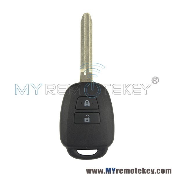 HYQ12BDM Remote key shell for Toyota RAV4 Land Cruiser Vios HiAce 2013-2016 2 button 89070-42880
