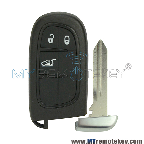 GQ4-54T Smart key case 3 button For Chrysler 2013 2014 2015 2016 2017 Dodge Ram 2013 2014 2015 2016 2017 2018 Jeep Cherokee