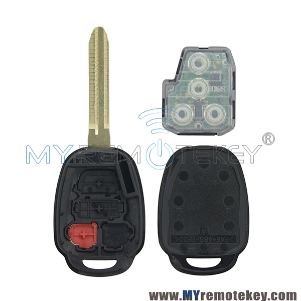 HYQ12BDP Remote car key 3 button 314.4mhz G chip/ Aftermarket/ No chip for Scion XB 2013-2015