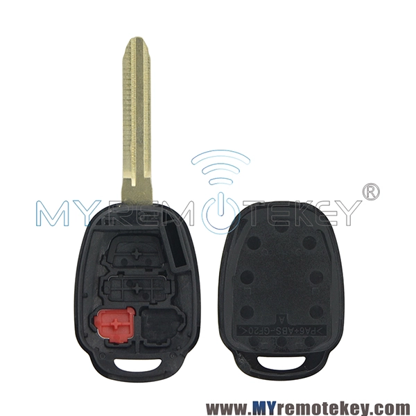 HYQ12BDM Remote key shell for Toyota Prius C Camry 2012 3 button