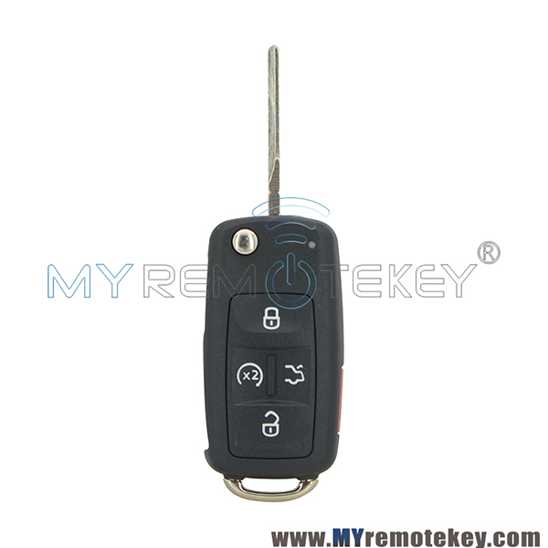 Flip remote key 4 button with panic 315mhz 561 837 202 A for VW car key NBG010206T