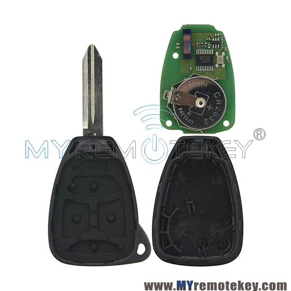 KOBDT04A 05135670 Remote head key large big button 2 button with Panic 315mhz ASK HITAG2 ID46 PCF7941 for Chrysler 300 Aspen Dodge Caliber jeep
