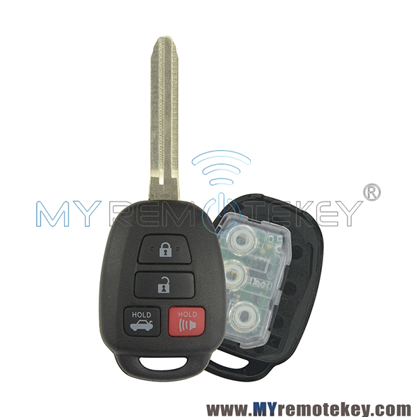 HYQ12BDM Remote key 4 button 314.4mhz G chip/ Aftermarket H chip/ No chip for Toyota Camry 2012-2017