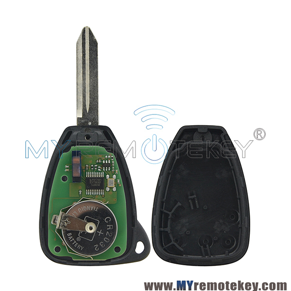 KOBDT04A 05179512AA 56038757AE Remote head key large big button 3 button with panic 315mhz ASK HITAG2 ID46 PCF7941 for Chrysler Dodge Jeep