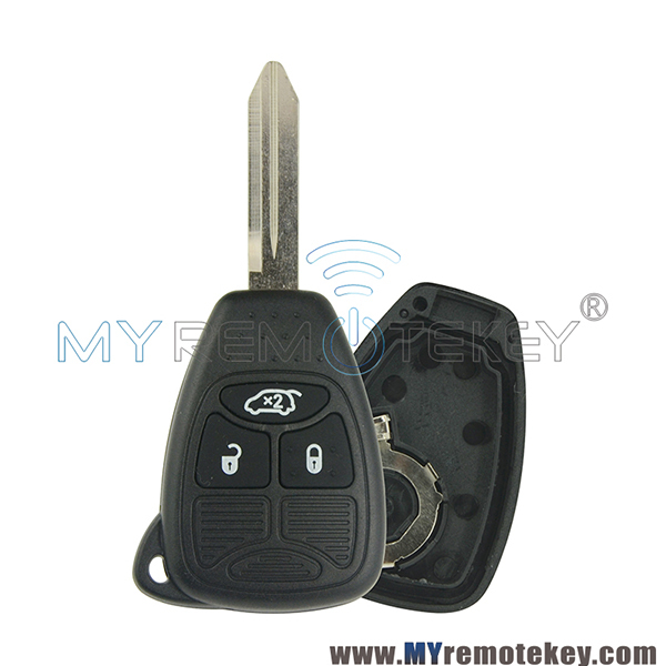 04589199AC Remote head key shell case for Chrysler Voyager 300C Sebring Dodge JCUV Caliber Nitro Jeep Compass 