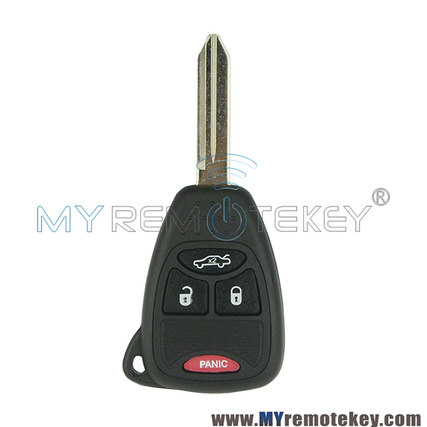 M3N5WY72XX  Remote head key shell case for Chrysler Dodge Jeep 3 button with panic 04589199AC