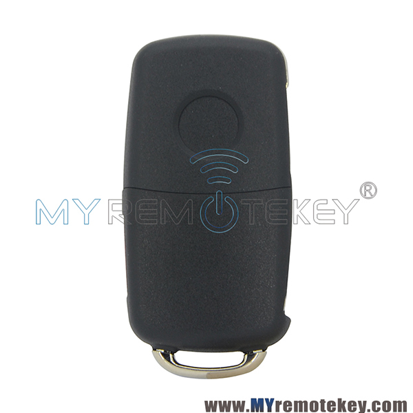 Flip key shell 4 button with panic for VW remote start