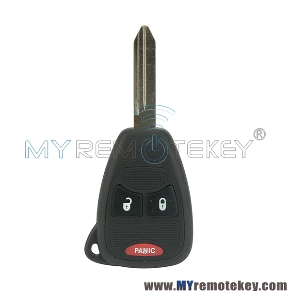 M3N5WY72XX  Remote head key shell case for Chrysler Dodge Jeep 2 button with panic 04589199AC