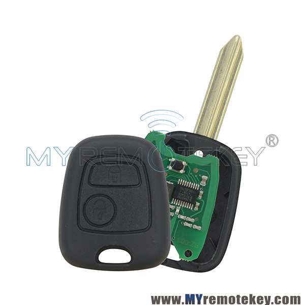 Remote key SX9 2 Button 433 mhz with ID46 electronic chip for Peugeot Citroen Xsara Picasso Berlingo 2002 2003 2004 2005 2006 2007 2008