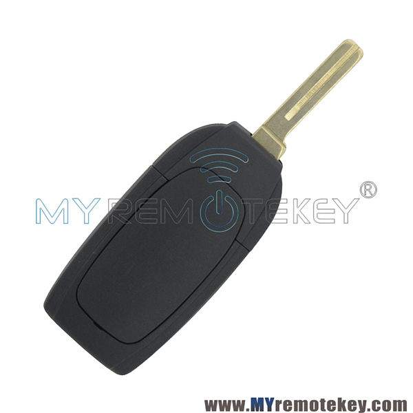 Refit flip remote key shell for Volvo V40 V70 XC90 HYQ1512J NE66 2 button