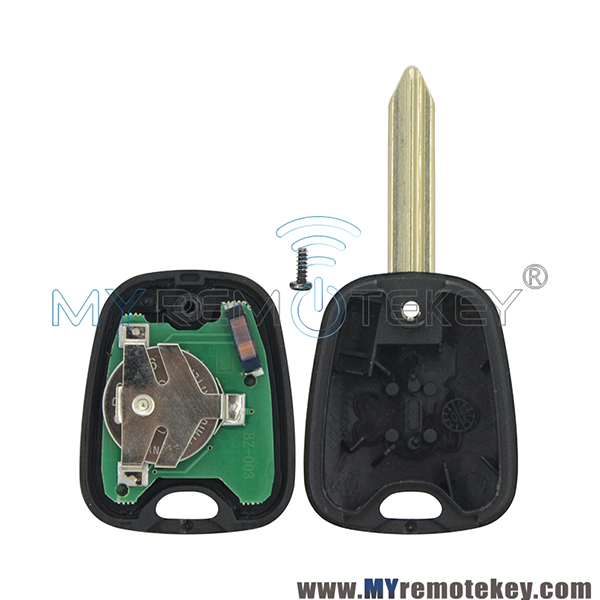 Remote key SX9 2 Button 433 mhz with ID46 electronic chip for Peugeot Citroen Xsara Picasso Berlingo 2002 2003 2004 2005 2006 2007 2008