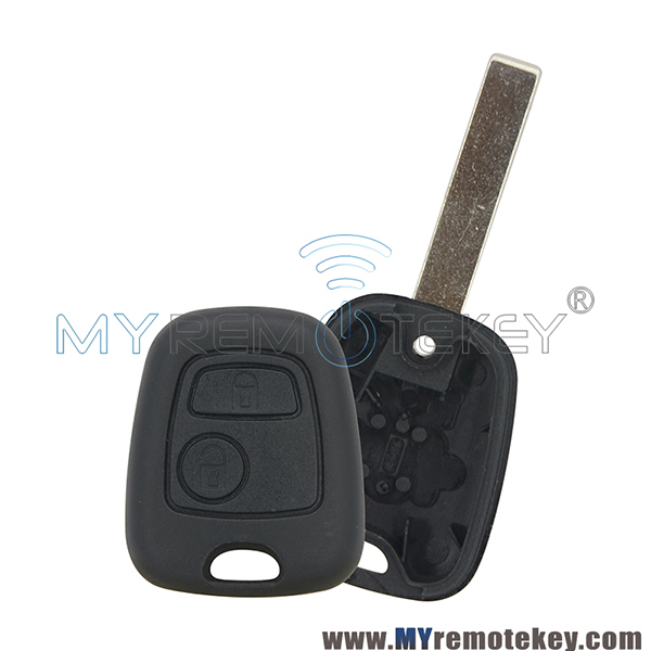 Remote key shell for citroen peugeot 2 button HU83