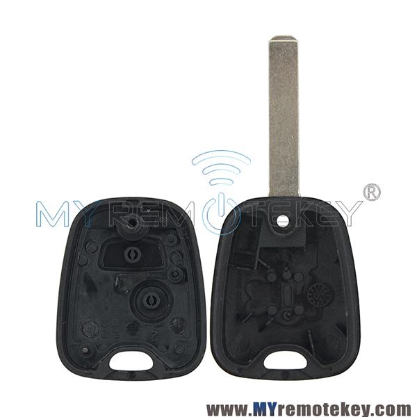 Remote key shell for citroen peugeot 2 button VA2