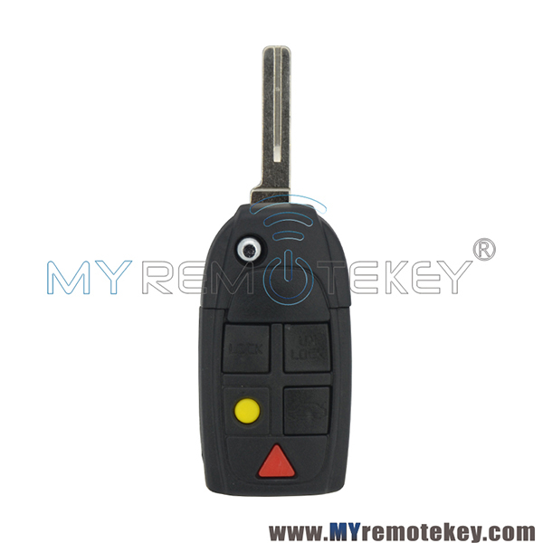 Reift flip key case for Volvo S40 S60 S80 V40 V70 NE66 profile 5 button