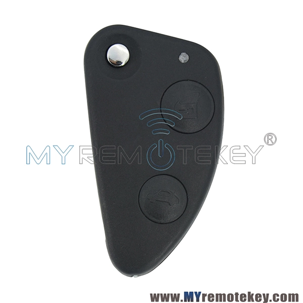 2 button flip replacement car key case cover for Alfa Romeo 147 156 GT 166 T0211 remote key shell