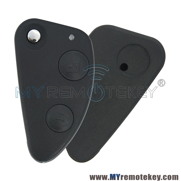 2 button flip replacement car key case cover for Alfa Romeo 147 156 GT 166 T0211 remote key shell