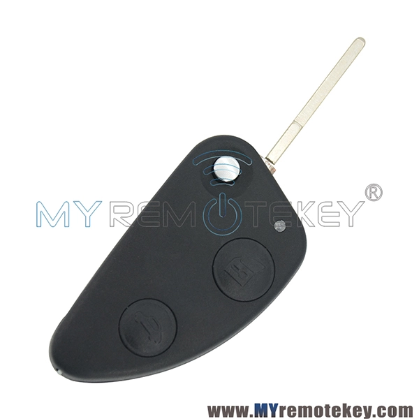 2 button flip replacement car key case cover for Alfa Romeo 147 156 GT 166 T0211 remote key shell