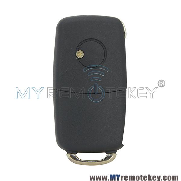 Flip remote key shell 2 button HU66 for VW