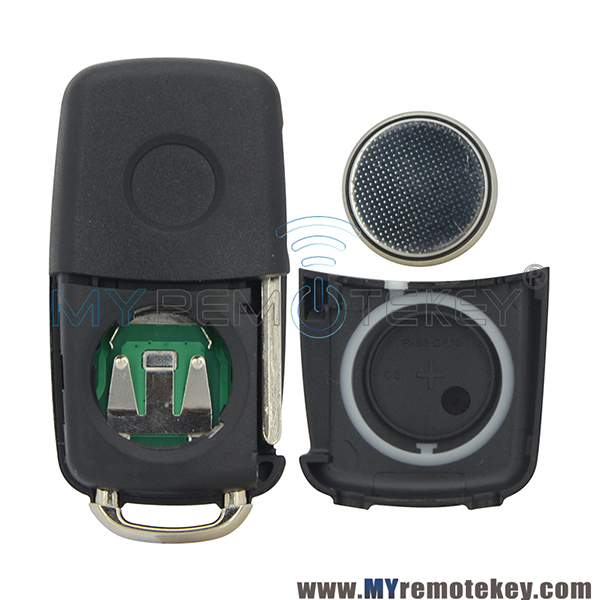 For VW remote key 2 button 434mhz ID48 5K0837202AD