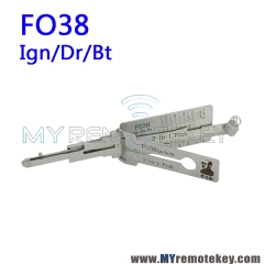 LISHI FO38 Ign/Dr/Bt 2 in 1 Auto Pick and Decoder