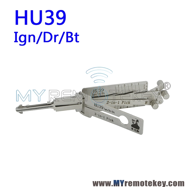 LISHI HU39 Ign/Dr/Bt 2 in 1 Auto Pick and Decoder For Mercedes