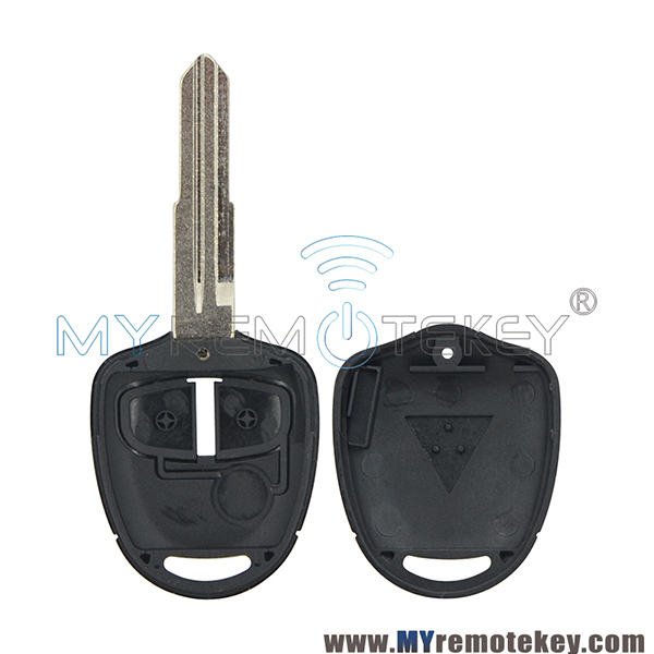 Remote key case shell MIT11R 2 button For Mitsubishi Outlander riton Lancer Evo CT9A Vll Vlll Lx