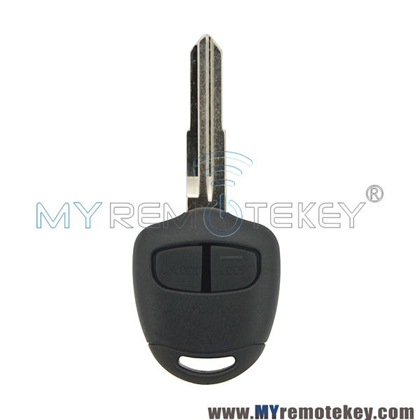 Remote key case shell MIT8 2 button for Mitsubishi Triton Lancer Evo CT9A Vll Vlll lX LEFT