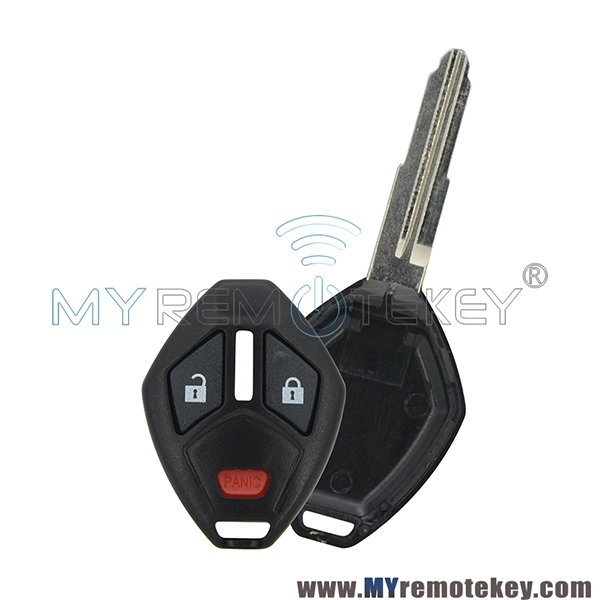 Remote car key case shell for Mitsubishi 2 button with panic MIT11R for Mitsubishi Eclipse Galant Lancer Outlander Endeavor OUCG8D620MA