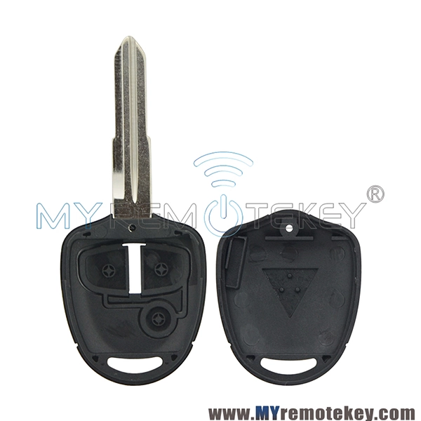 Remote car key shell case MIT8L 3 button For Mitsubishi Triton Lancer Evo