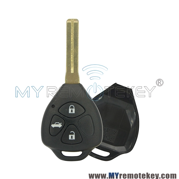 Remote key shell for Toyota Crown Reiz Highlander 3 button TOY48 short