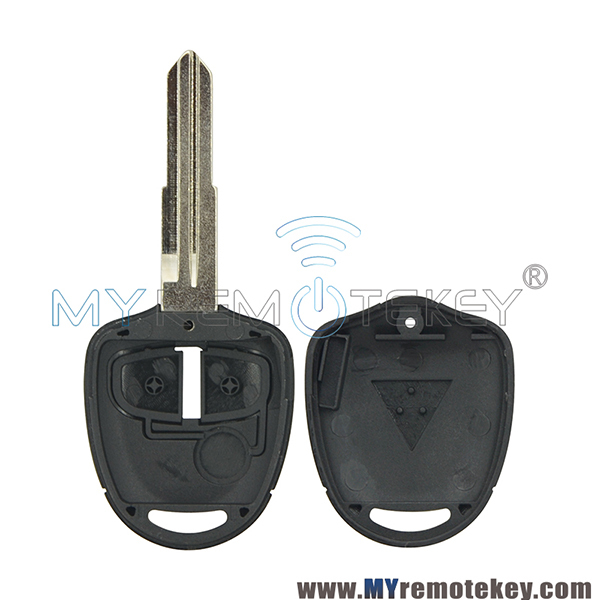 Remote key case shell MIT8 2 button for Mitsubishi Triton Lancer Evo CT9A Vll Vlll lX LEFT