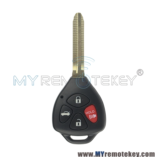 HYQ12BBY 314.4MHZ/ GQ4-29T 315MHZRemote key 4 button TOY43 for Toyota Camry Corolla 2007-2010 PN 89070-06231