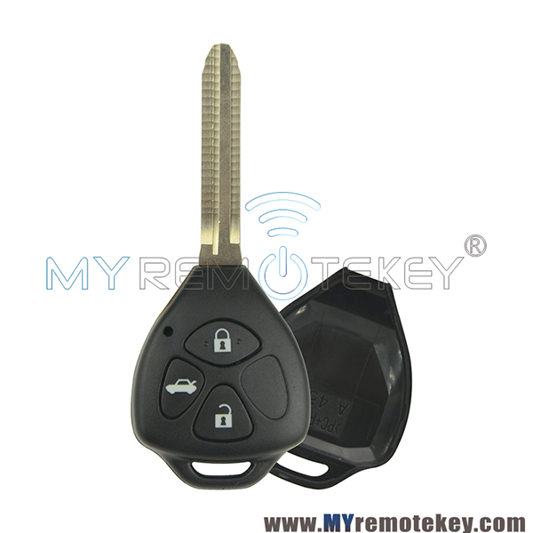 Remote key shell for Toyota Carmy Venza Matrix 2010 3 button TOY43