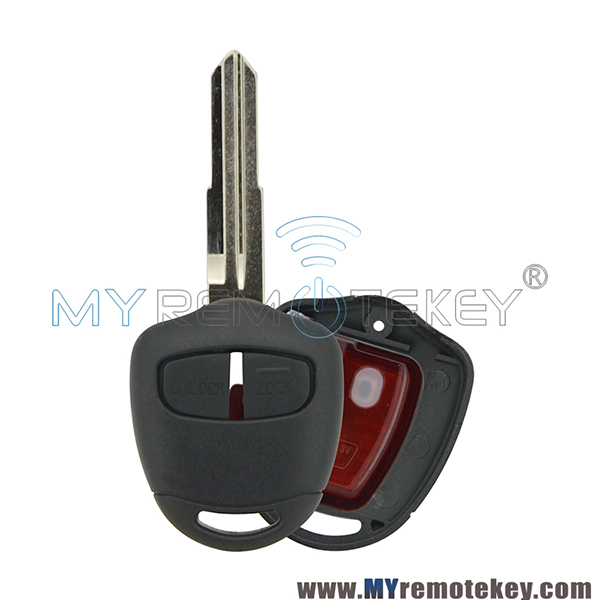 Remote key 2 button MIT8L with 4D61 chip for Mitsubishi Montero Pajero Shogun Triton Lancer Evo CT9A Vll Vlll lX
