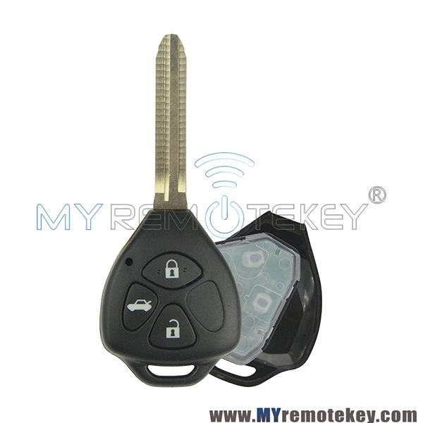 DENSO HYQ12BBY Remote key TOY43 314mhz 434Mhz 4D67 chip G chip 3 button for Toyota Camry Corolla car key 2006-2010
