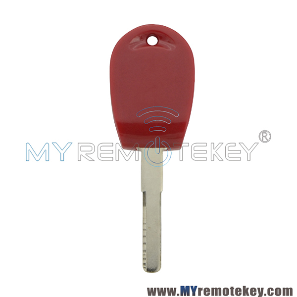Transponder key blank for Alfa Romeo uncut blade