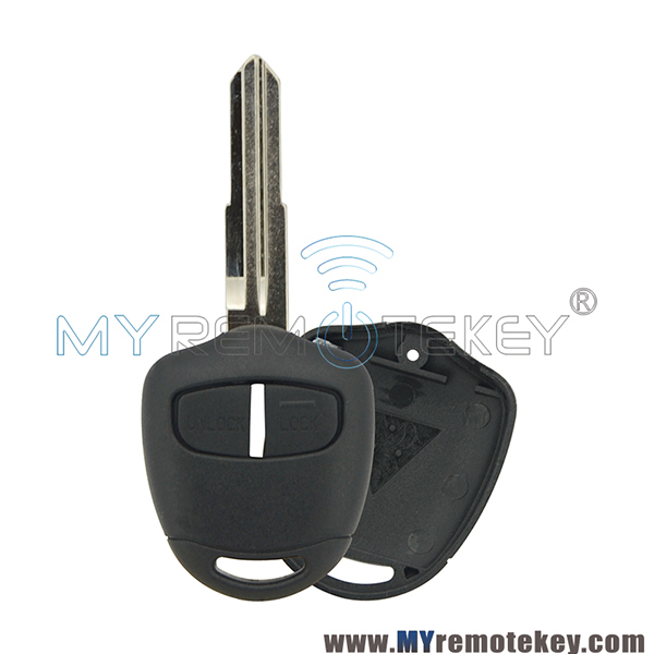 Remote key case shell MIT8 2 button for Mitsubishi Triton Lancer Evo CT9A Vll Vlll lX LEFT