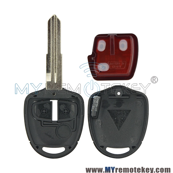 Remote key 2 button MIT8L with 4D61 chip for Mitsubishi Montero Pajero Shogun Triton Lancer Evo CT9A Vll Vlll lX