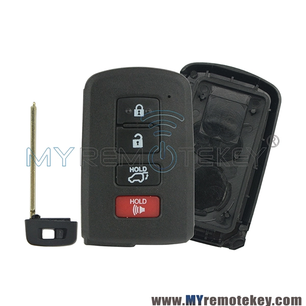 Smart key case shell 4 button for Toyota RAV4 2015 89904-0R080